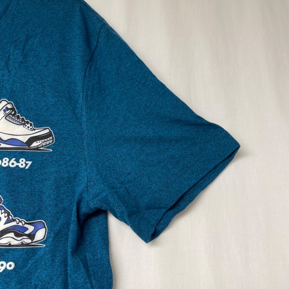 Retro Kicks T-Shirt 1986-1998 Blue Men’s Size Large - Picture 6 of 11